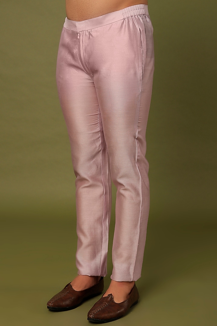 Lilac Embroidered Indo Western Set by ALOUKIK at Pernia's Pop Up Shop