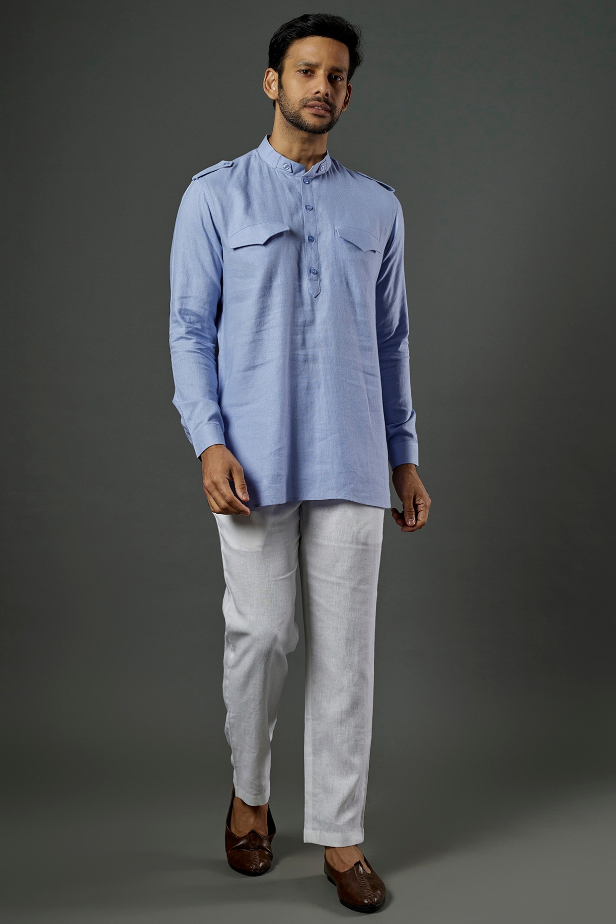 short pathani kurta designs