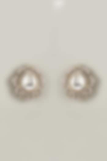 Diamonds & Kundan Polki Stud Earring Design by Tsera World at Pernia's Pop  Up Shop 2024