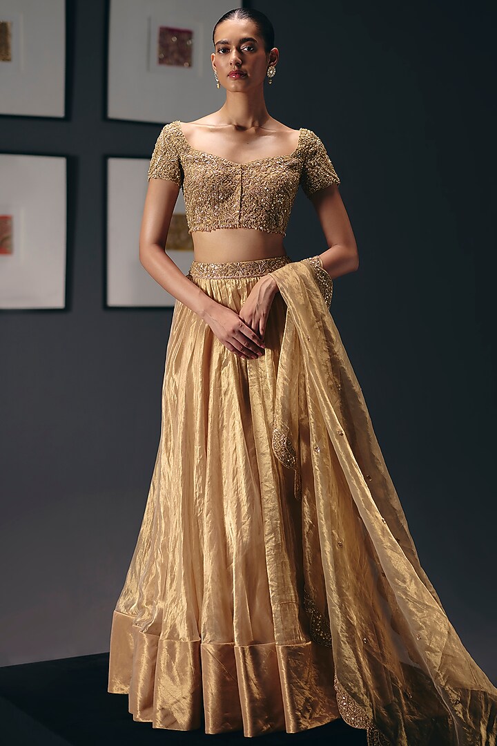 slim fit dress slacks Shop Golden Zari Tissue Gown Dress with Detachable Jacket | Wedding & Party  Wear|Ethnic Festive Wear|Nainika Zari Tissue Golden Detachable Jacket Gown  Dress main image 1