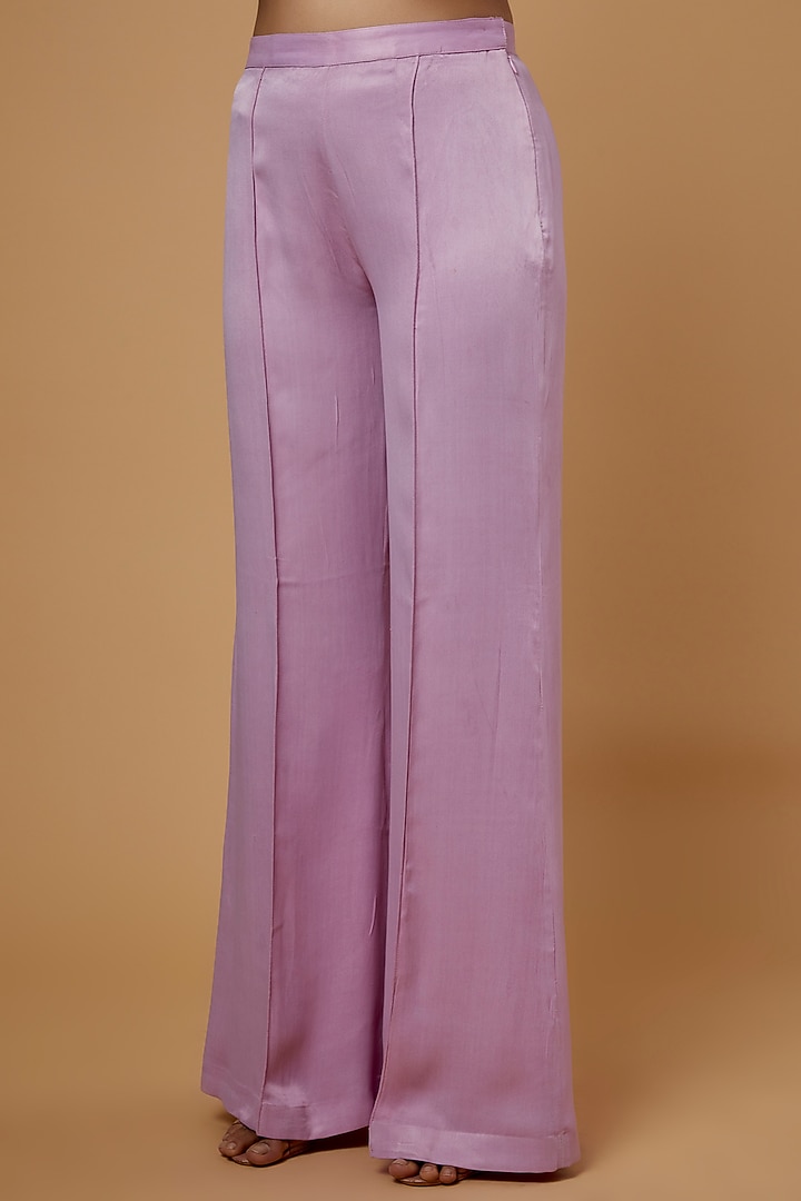 Lavender Georgette Co-Ord Set by SARTORIALE at Pernia's Pop Up Shop