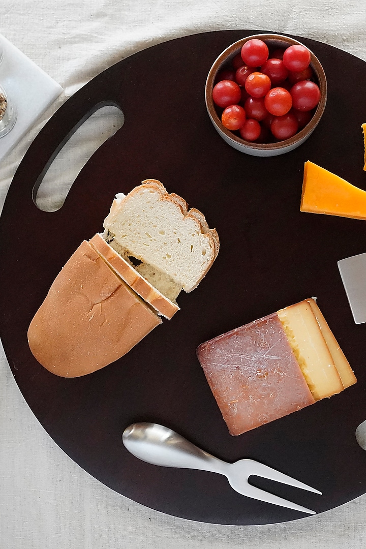 Walnut Polished Mango Wood Cheese Board by Sashays at Pernia's Pop Up Shop