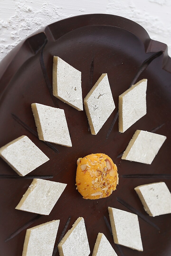 Walnut Polished Mango Wood Sun Platter by Sashays at Pernia's Pop Up Shop