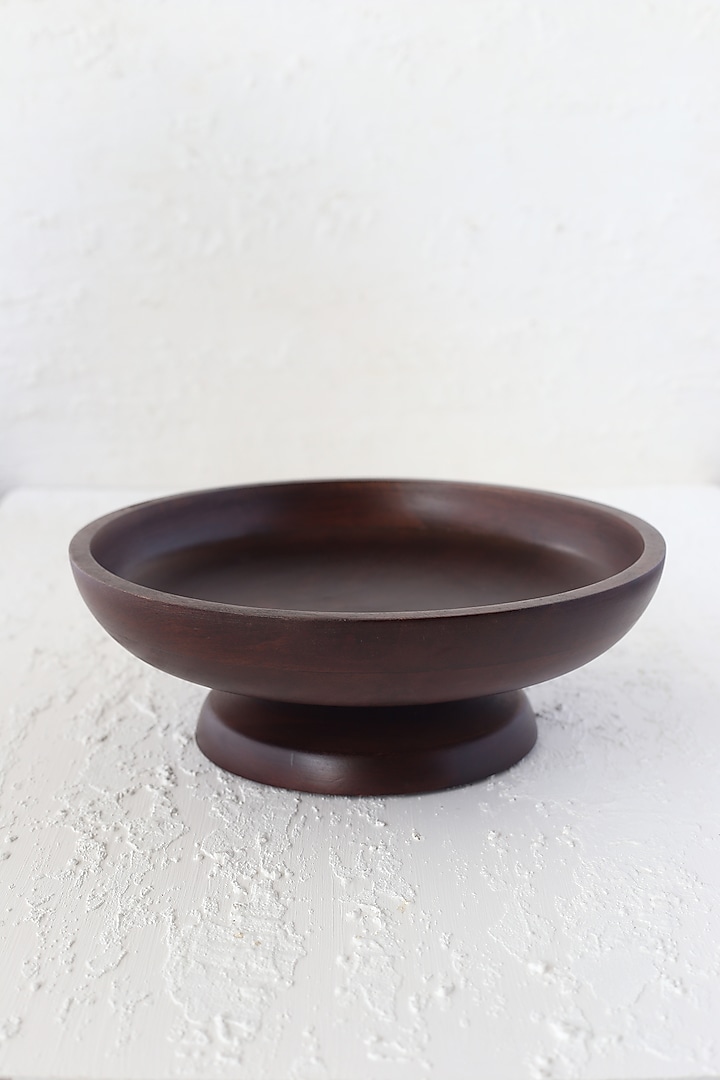 Walnut Polished Mango Wood Fruit Stand by Sashays at Pernia's Pop Up Shop