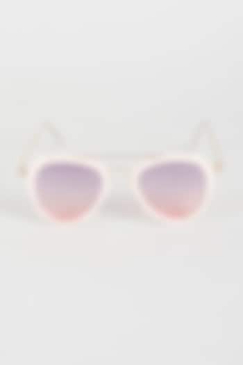 Blush Pink Aviator Sunglasses For Girls by Sassy Kids