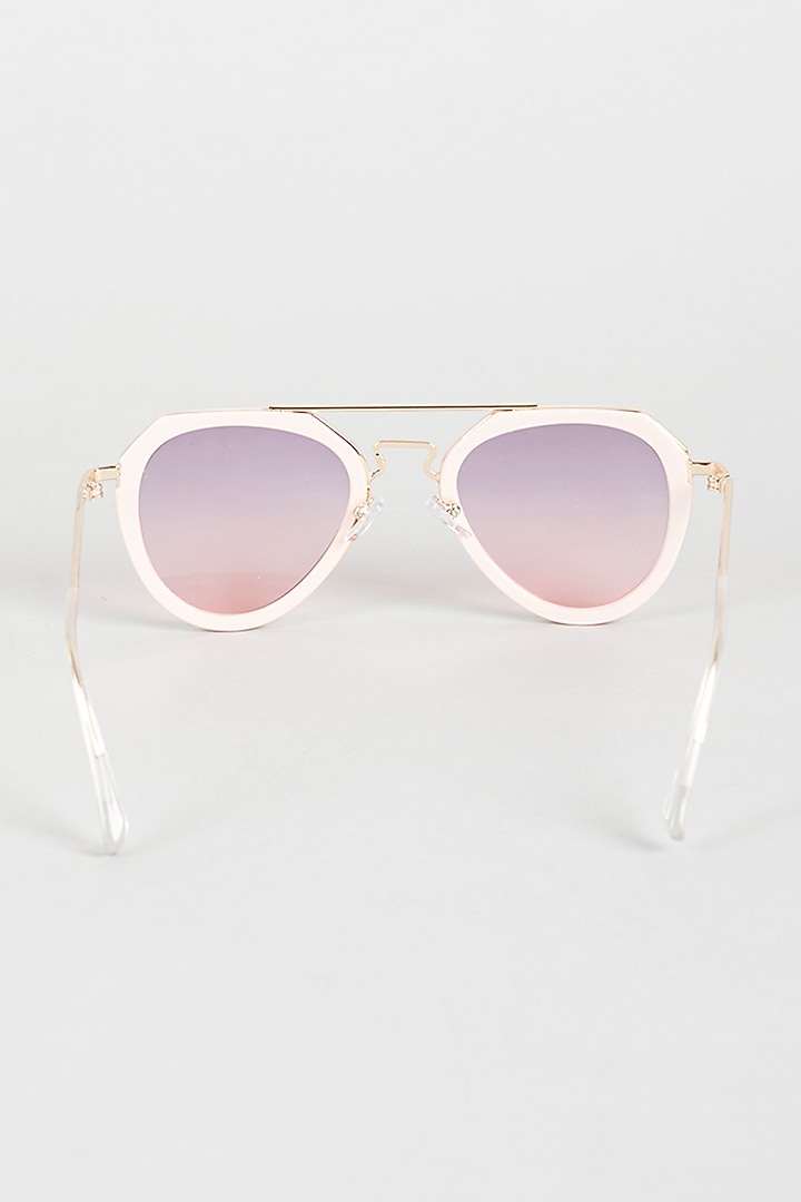 Blush Pink Aviator Sunglasses For Girls by Sassy Kids at Pernia's Pop Up Shop
