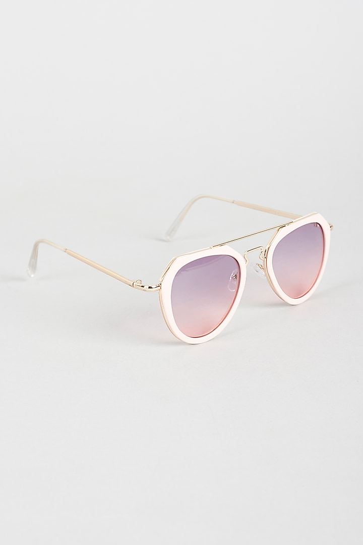 Blush Pink Aviator Sunglasses For Girls by Sassy Kids at Pernia's Pop Up Shop