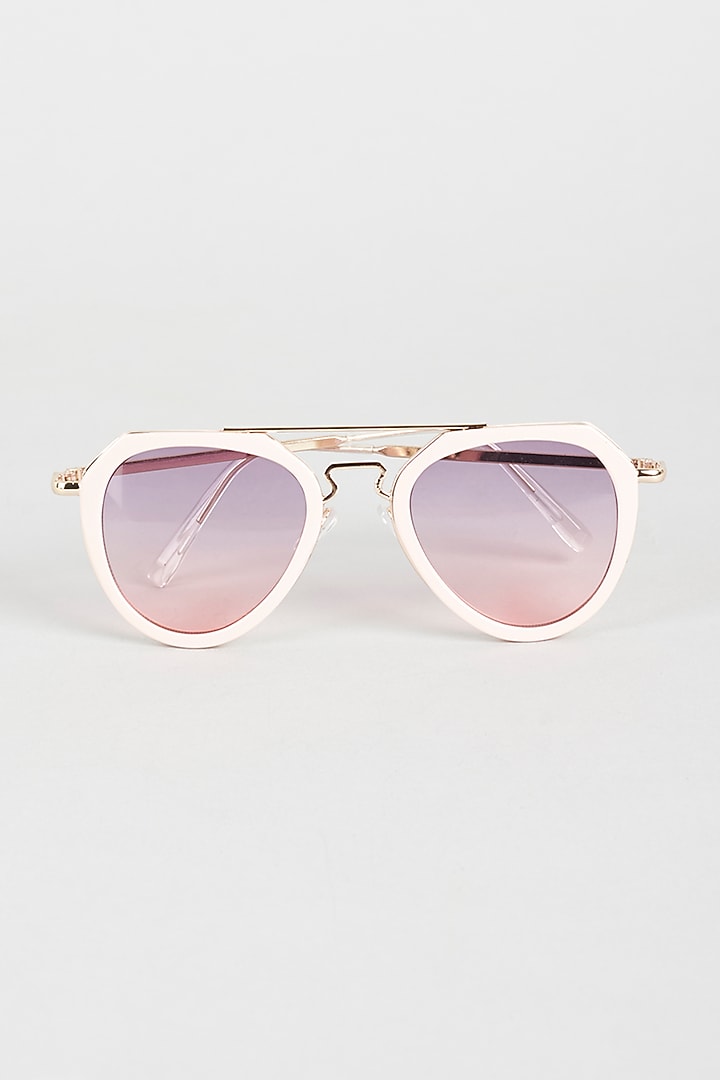 Blush Pink Aviator Sunglasses For Girls by Sassy Kids at Pernia's Pop Up Shop