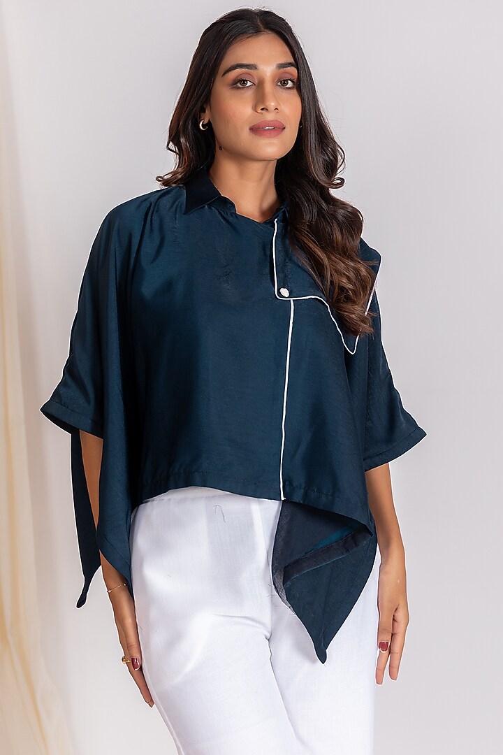White Linen Blend Co-Ord Set by Savaaya at Pernia's Pop Up Shop