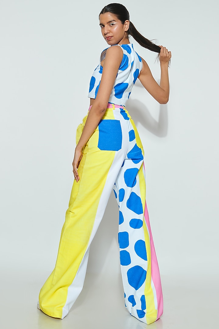 Multi-Colored Twill Digital Printed Co-Ord Set by SAZO at Pernia's Pop Up Shop