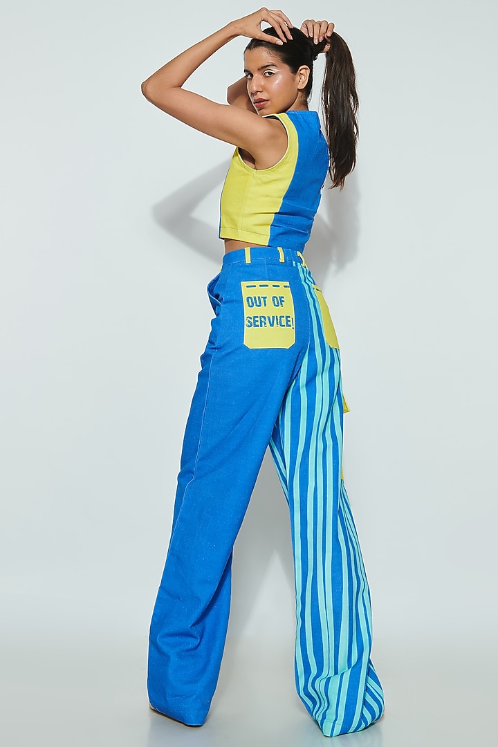 Multi-Colored Twill Digital Printed Co-Ord Set by SAZO at Pernia's Pop Up Shop