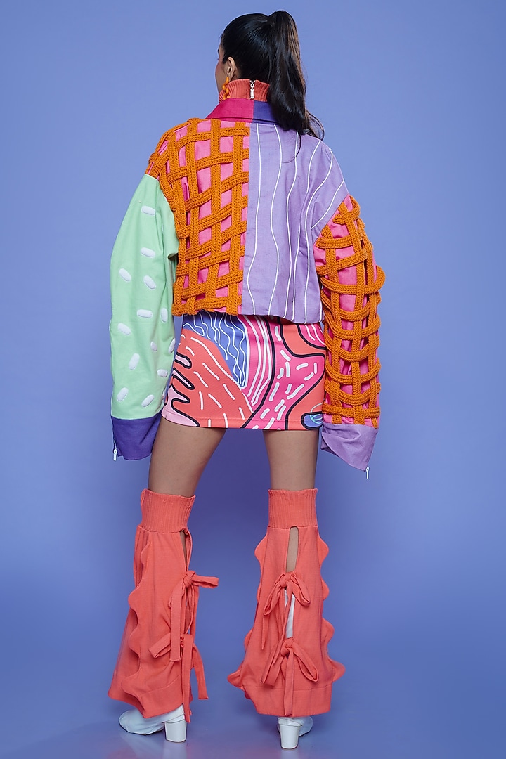 Multi-Colored Embroidered Jacket by SAZO at Pernia's Pop Up Shop