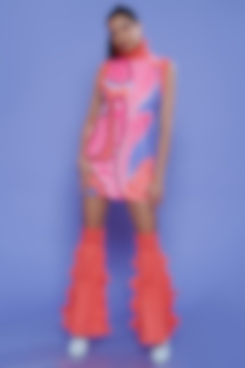 Multi-Colored Digital Printed Dress by SAZO