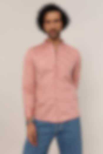 Pink Giza Cotton Summer Shirt by Sazvit at Pernia's Pop Up Shop