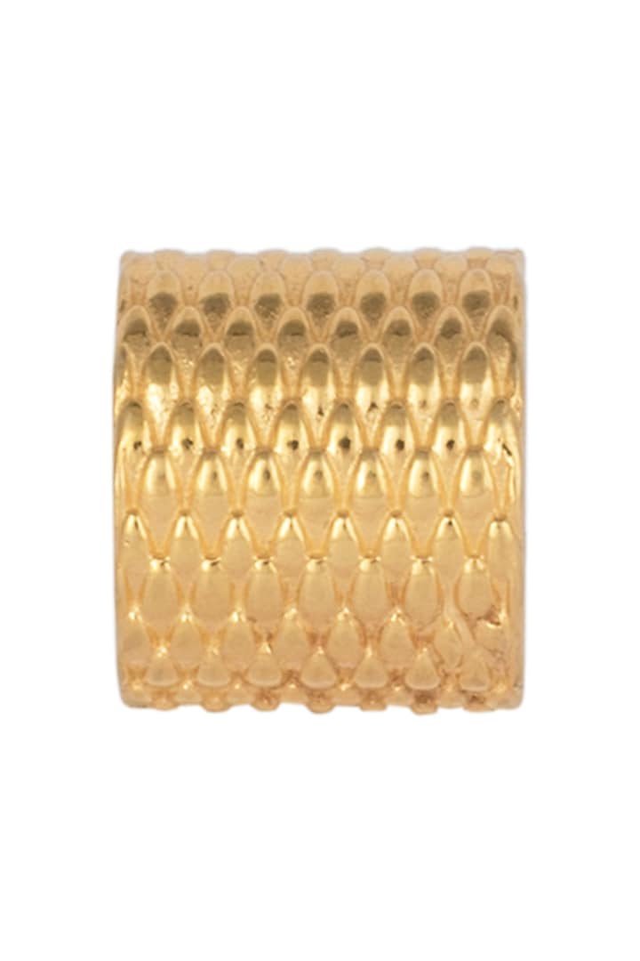 Gold plated textured ring available only at Pernia's Pop Up Shop.