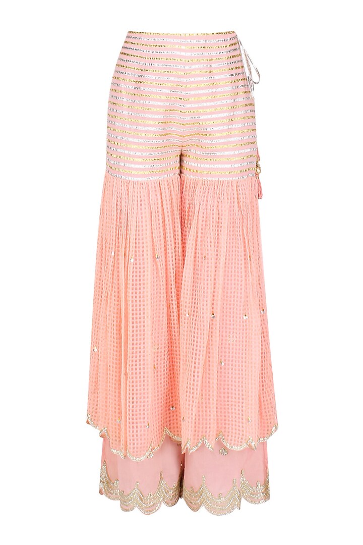 Pink Gota Patti Work Kurta and Sharara Set available only at Pernia's Pop Up Shop.