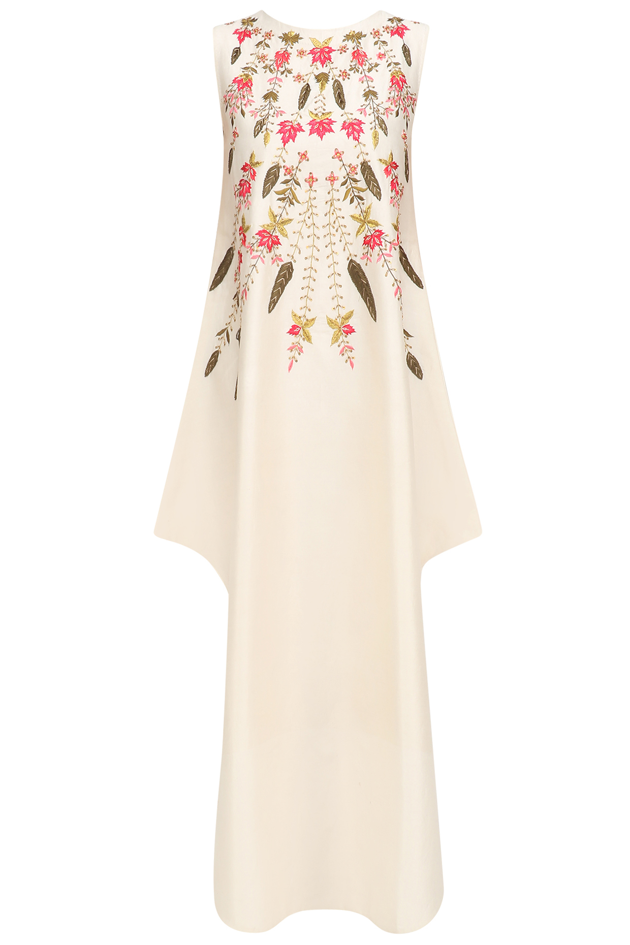 Off white high low gown available only at Pernia's Pop Up Shop.