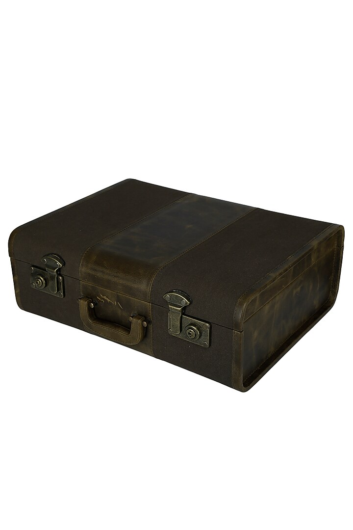Samant Chauhan presents Brown striped solid trunk available only at Pernia's Pop Up Shop.