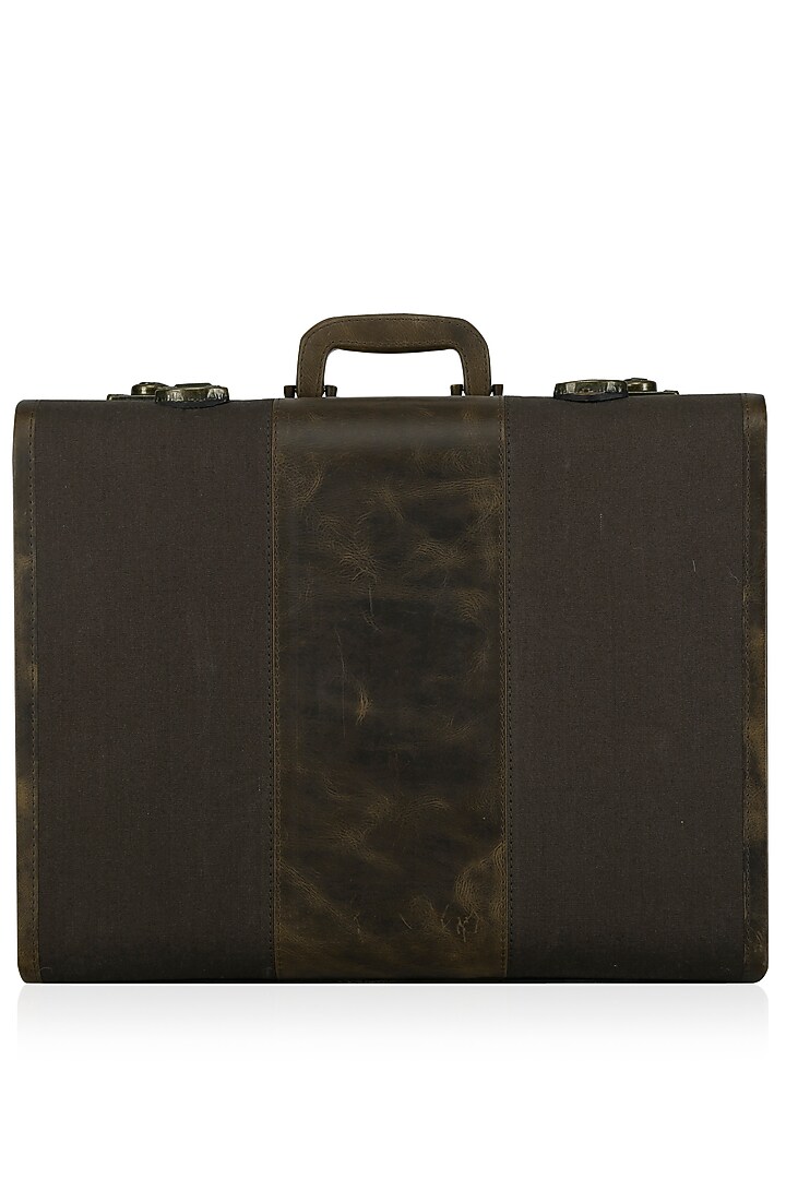 Samant Chauhan presents Brown striped solid trunk available only at Pernia's Pop Up Shop.