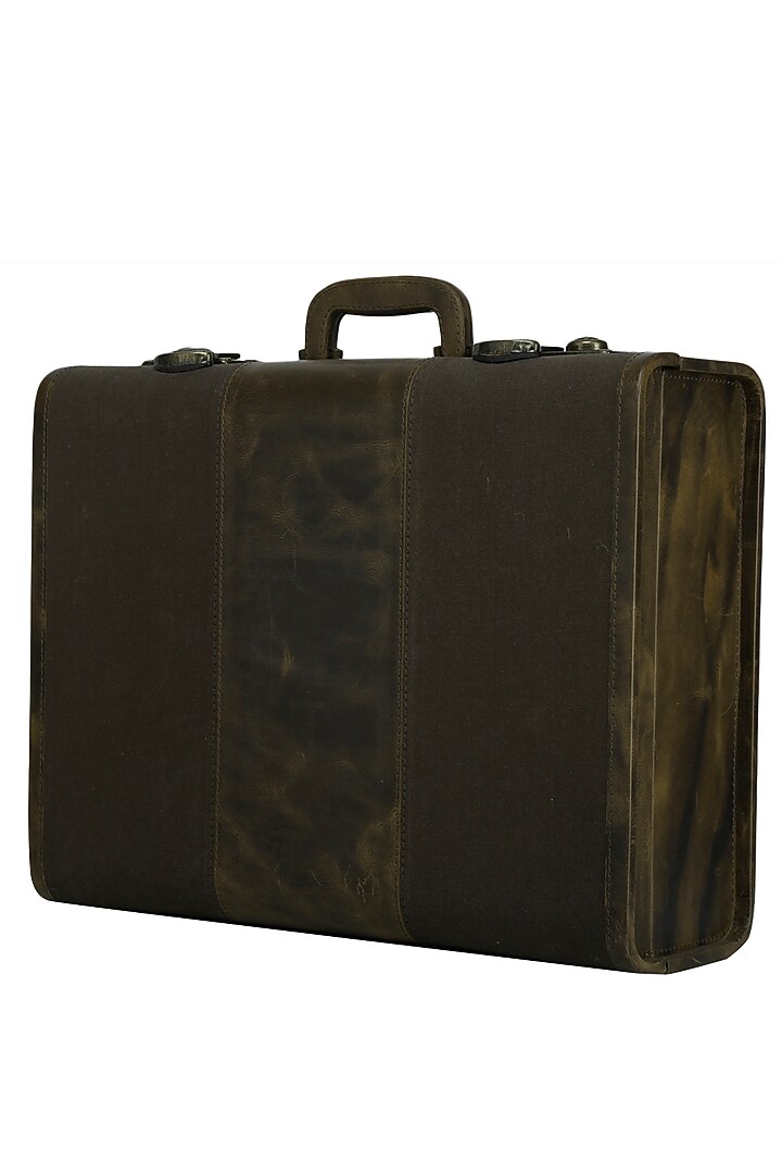 Samant Chauhan presents Brown striped solid trunk available only at Pernia's Pop Up Shop.