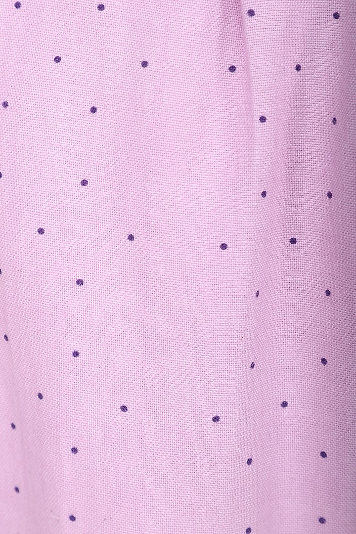 Lilac polka dots trousers available only at Pernia's Pop Up Shop.