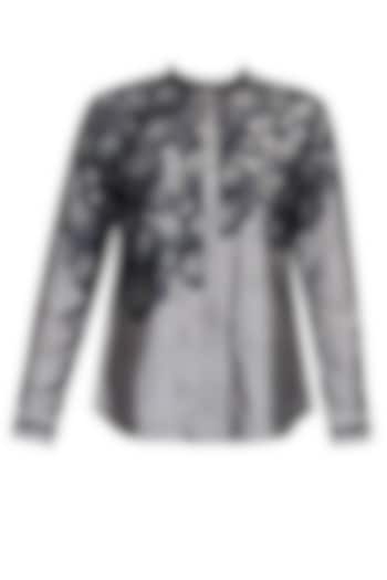 Grey onions printed full sleeves shirt available only at Pernia's Pop Up Shop.