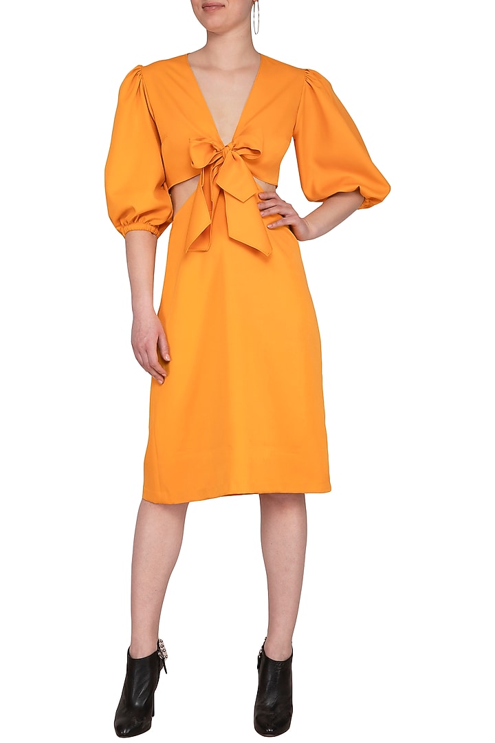 Mango Mojito Knotted Two Piece Summer Dress by Samatvam By Anjali Bhaskar at Pernia's Pop Up Shop