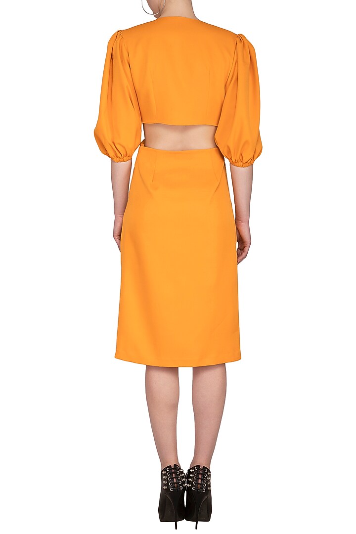 Mango Mojito Knotted Two Piece Summer Dress by Samatvam By Anjali Bhaskar at Pernia's Pop Up Shop