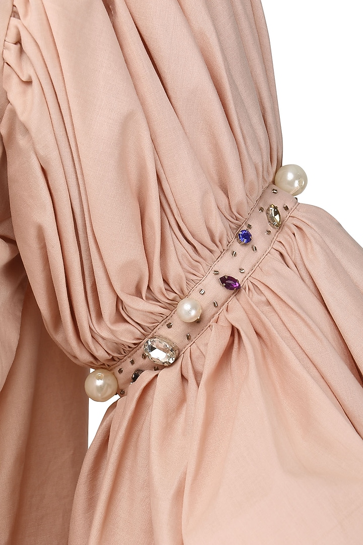 Pink handkerchief sleeves shirt available only at Pernia's Pop Up Shop.