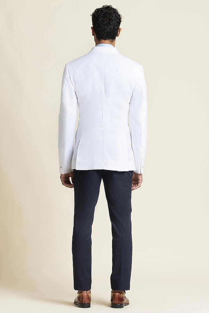 White Linen Jacket by SBJ at Pernia's Pop Up Shop