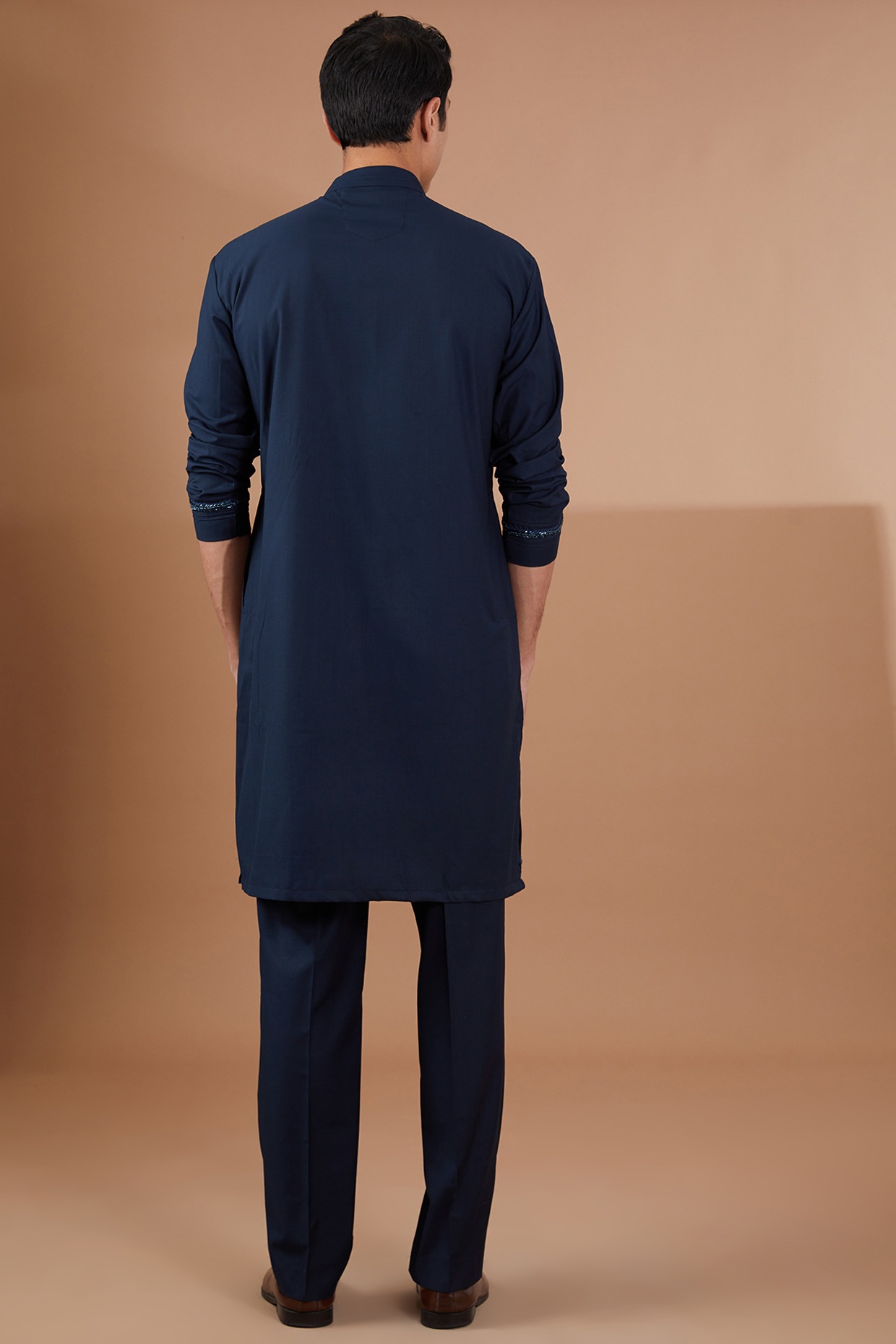 Buy Bluvet Designer Men's Nehru jacket by Hilo Designs Online at Best Price  | Distacart