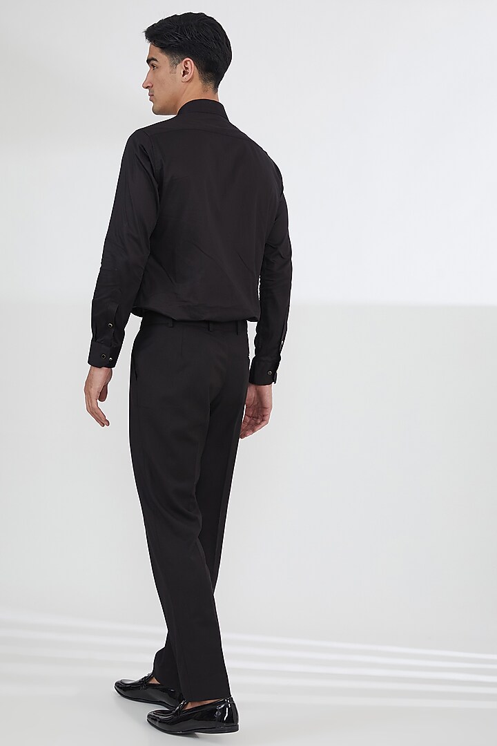 Black -- Cutdana Work Tuxedo Set by SBJ at Pernia's Pop Up Shop