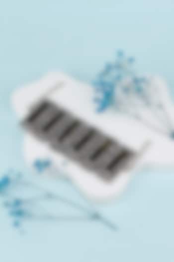 Black Rhodium Finish Labradorite Choker Necklace by Sangeeta Boochra at Pernia's Pop Up Shop