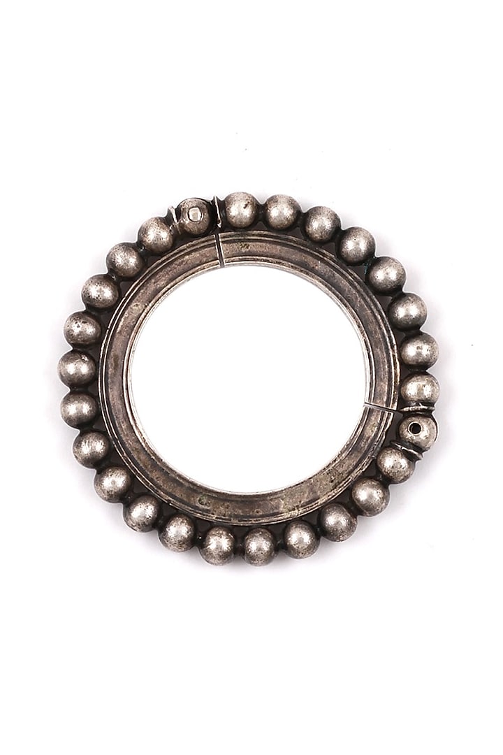 Silver Oxidised Handcrafted Bracelet In Sterling Silver by Sangeeta Boochra at Pernia's Pop Up Shop
