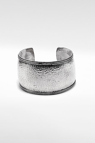 Oxidised Silver Cuff Bracelet by Sangeeta Boochra