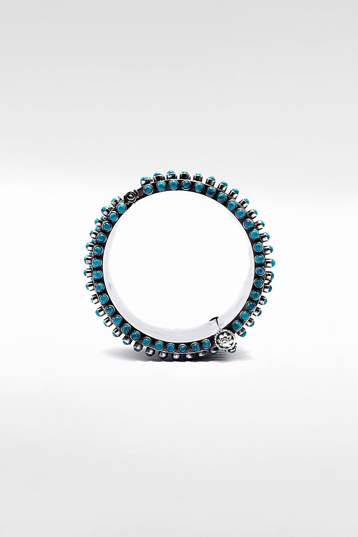 Oxidised Silver Bangle by Sangeeta Boochra at Pernia's Pop Up Shop