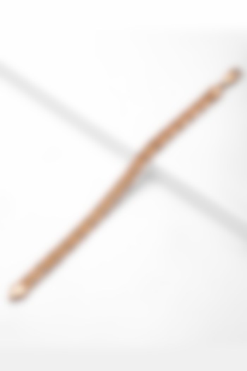 Rose Gold Finish Cubic Zirconia Bracelet In Sterling Silver by Silberry Men at Pernia's Pop Up Shop