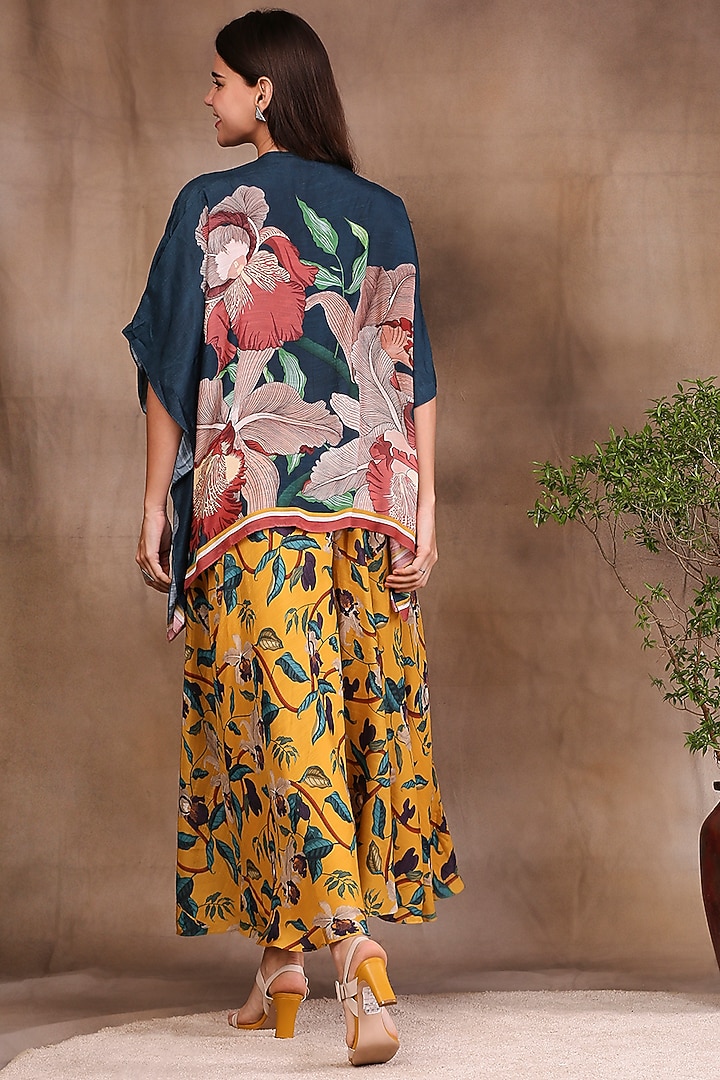 Bottle Green Embroidered Jacket Set by Soup by Sougat Paul at Pernia's Pop Up Shop
