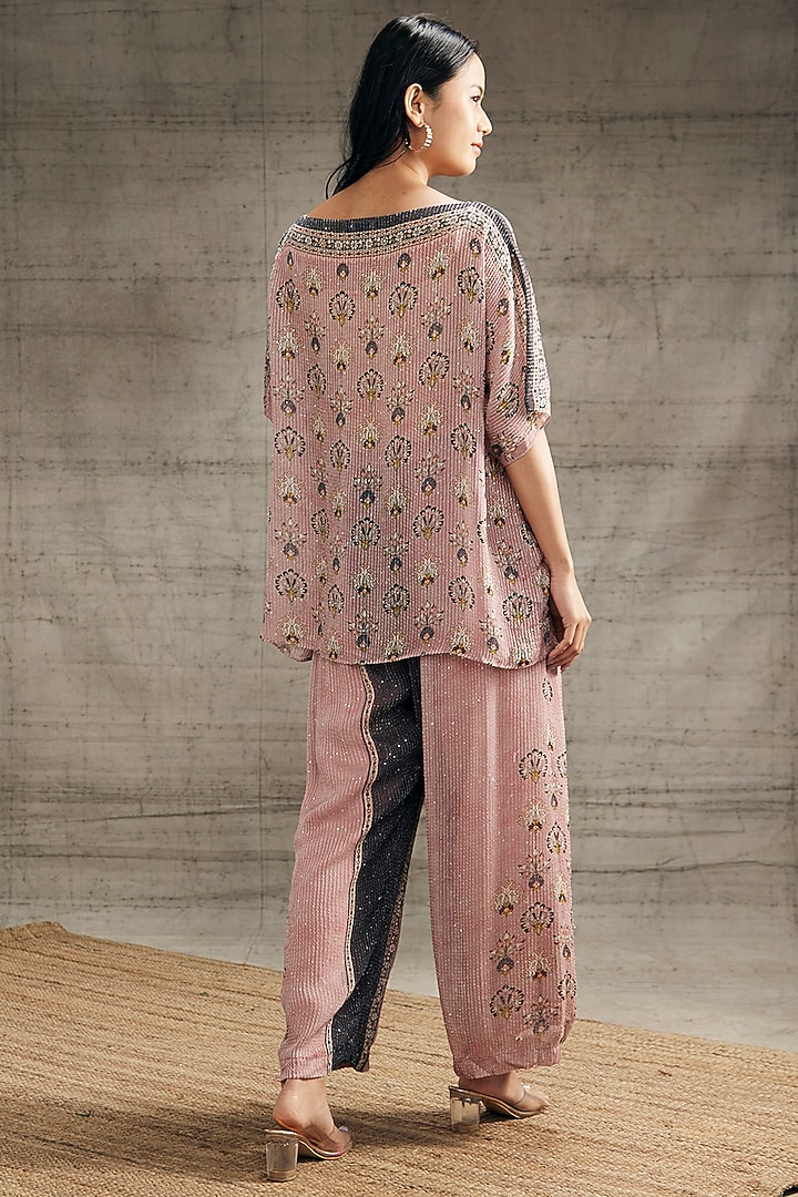 Pink Sequins Co-Ord Set by Soup by Sougat Paul at Pernia's Pop Up Shop