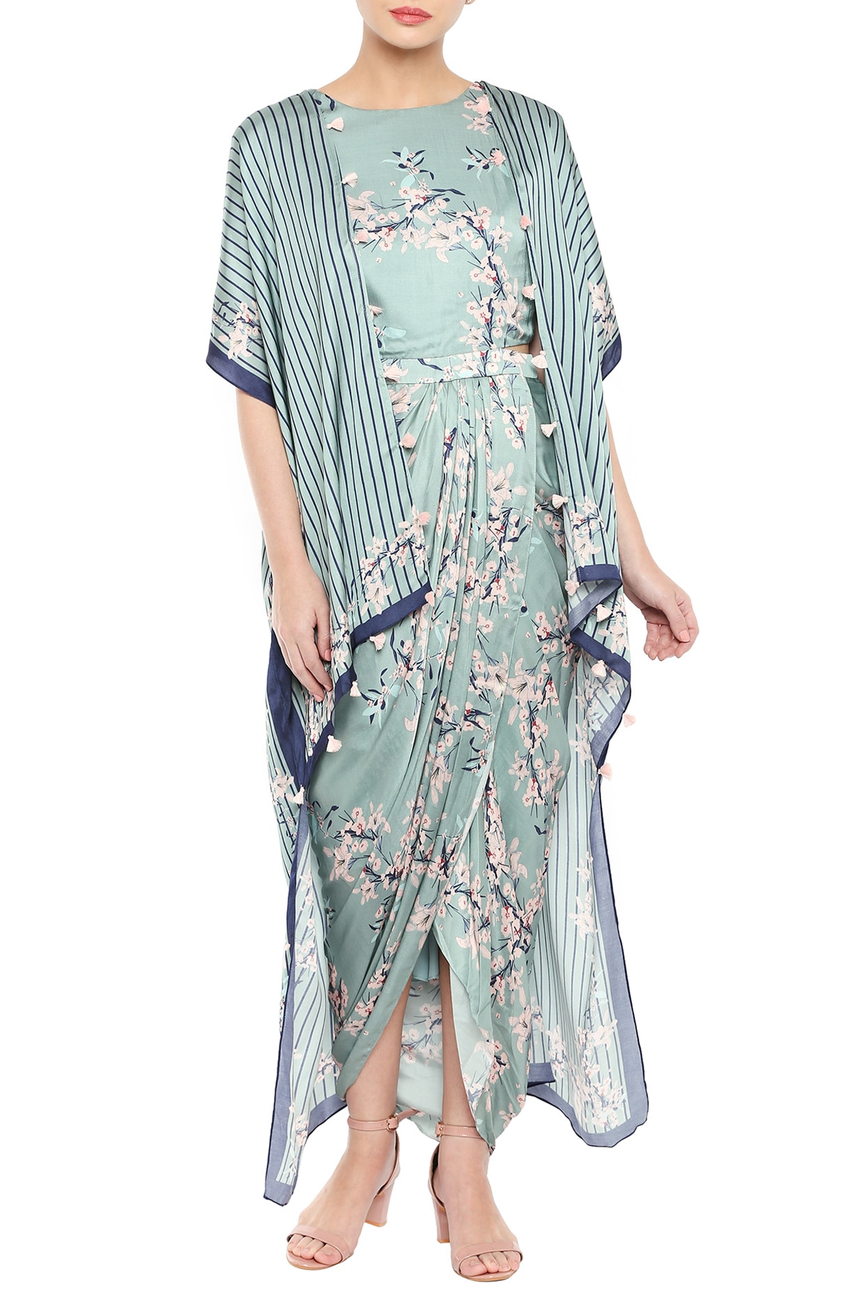 soup by sougat paul pink printed dress