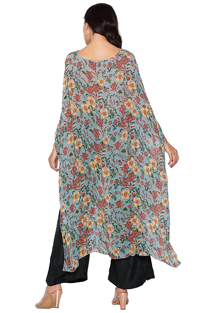 Green & Black Printed Palazzo Pant Set by Soup by Sougat Paul at Pernia's Pop Up Shop