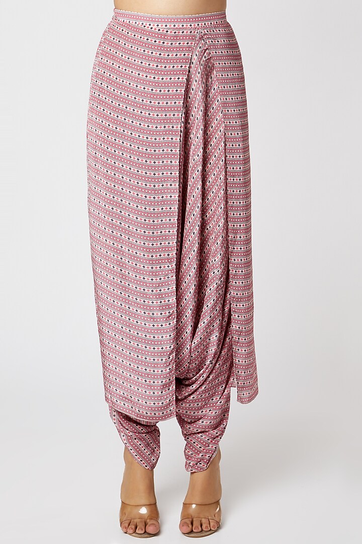 Feliz Supima Cotton Fuchsia Dhoti Set main image 0