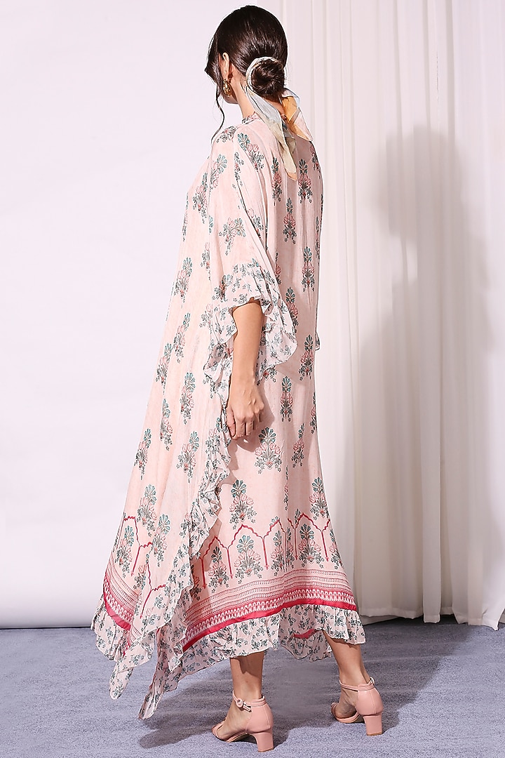 Mellow Rose Printed Kaftan by Soup by Sougat Paul at Pernia's Pop Up Shop