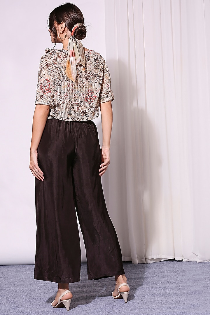 Black Twill Pant Set by Soup by Sougat Paul at Pernia's Pop Up Shop