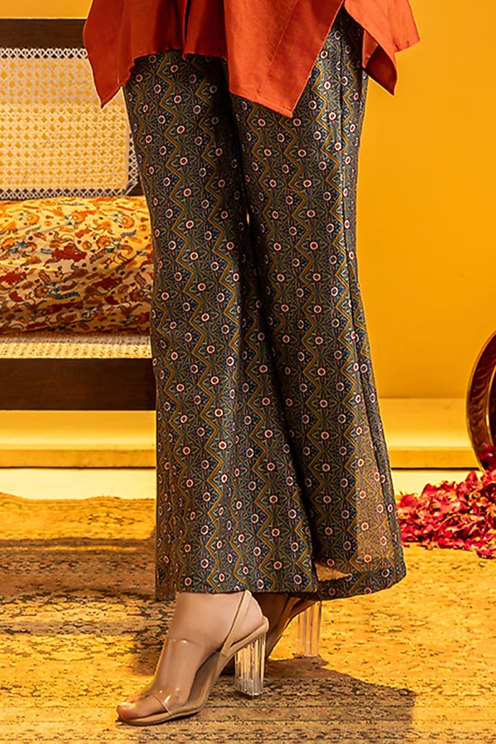 Maroon & Multi-Colored Chanderi Embellished Co-Ord Set by Soup by Sougat Paul at Pernia's Pop Up Shop