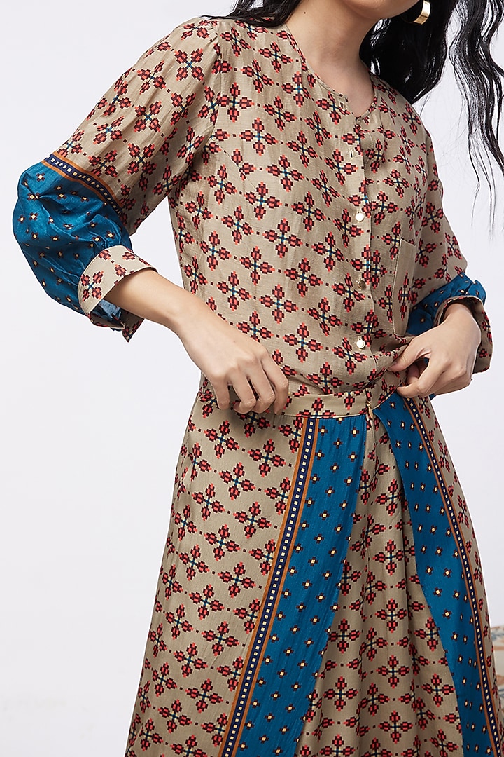 Multi-Coloured Printed Pant Set by Soup by Sougat Paul at Pernia's Pop Up Shop