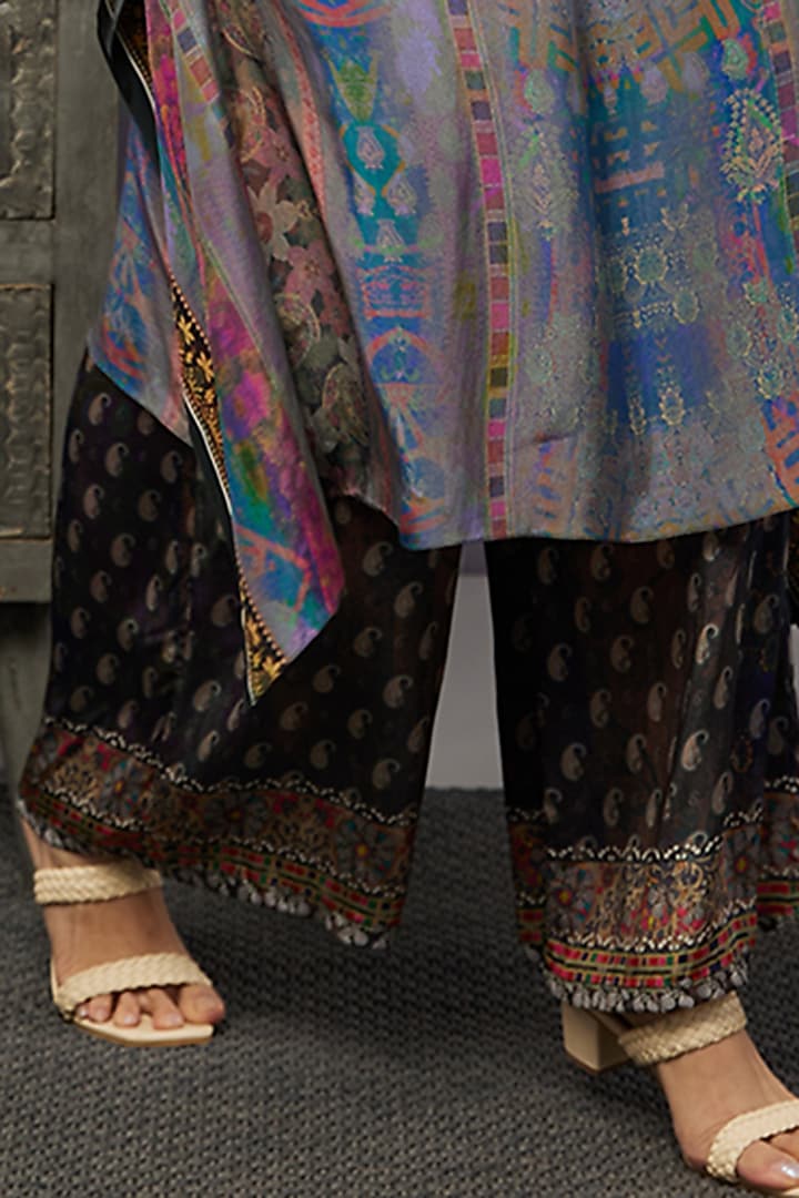 Multi-Coloured Embroidered Kaftan Set by Soup by Sougat Paul at Pernia's Pop Up Shop