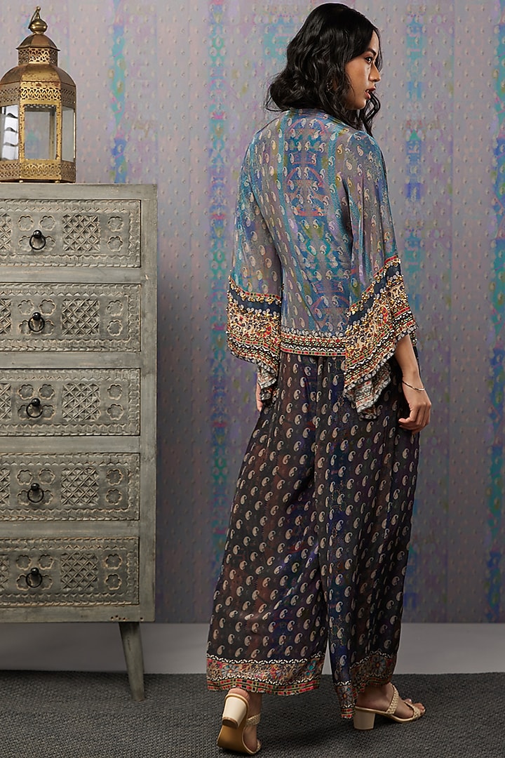 Multi-Coloured Embroidered Kurta Set by Soup by Sougat Paul at Pernia's Pop Up Shop