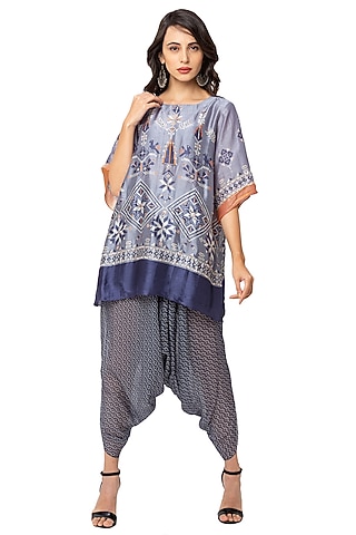 Powder Blue Pant Set by Soup By Sougat Paul