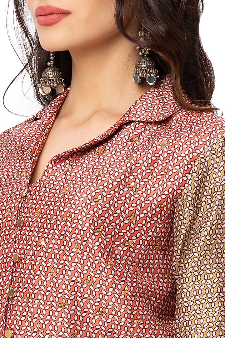 Yellow Printed Lehenga Set by Soup By Sougat Paul at Pernia's Pop Up Shop